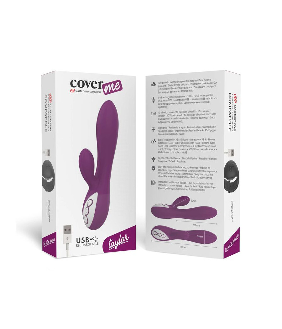 COVERME - TAYLOR VIBRATORE + TELECOMANDO WATCHME