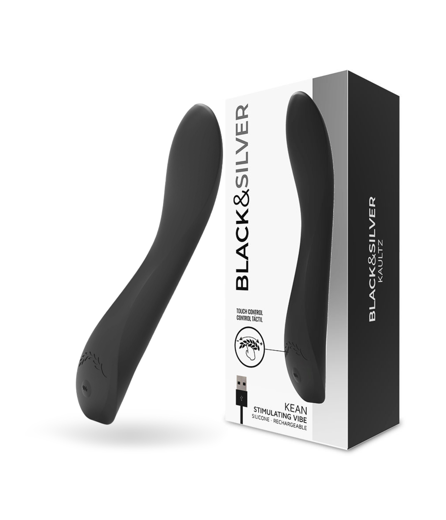BLACK&SILVER - KEAN VIBRATOR TOUCH-STEUERUNG
