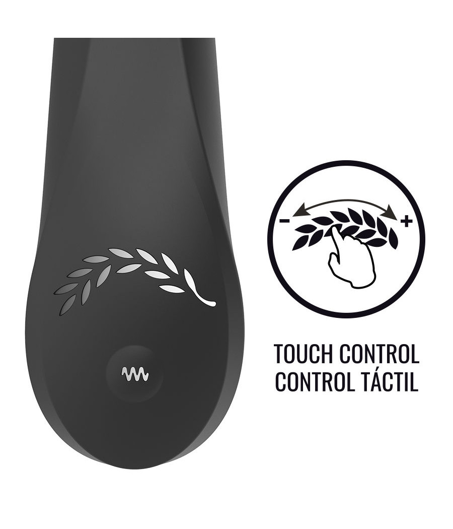 BLACK&SILVER - KEAN VIBRATOR TOUCH CONTROL