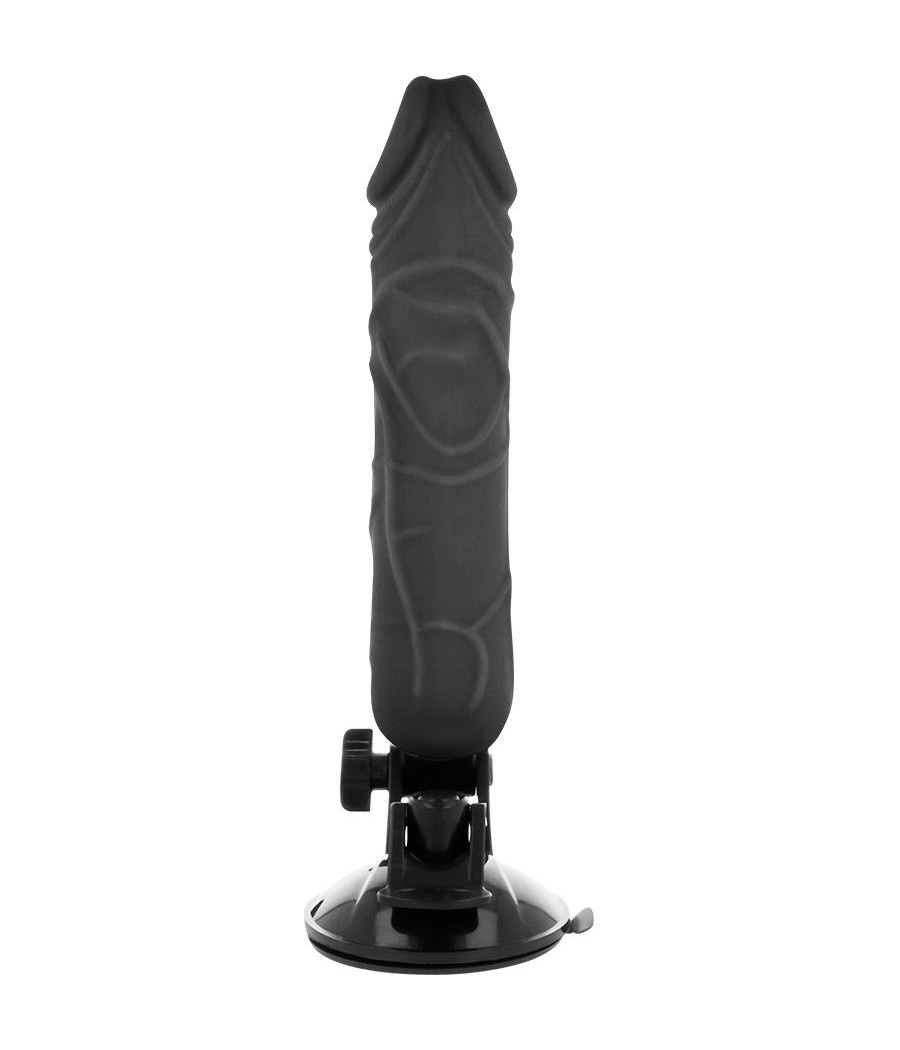 BASECOCK - REALISTISCHER VIBRATOR MIT FERNBEDIENUNG SCHWARZ 20 CM -O- 4 CM