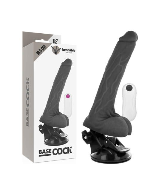 BASECOCK - REALISTIC ARTICULABLE REMOTE CONTROL BLACK 18.5 CM -O- 4 CM