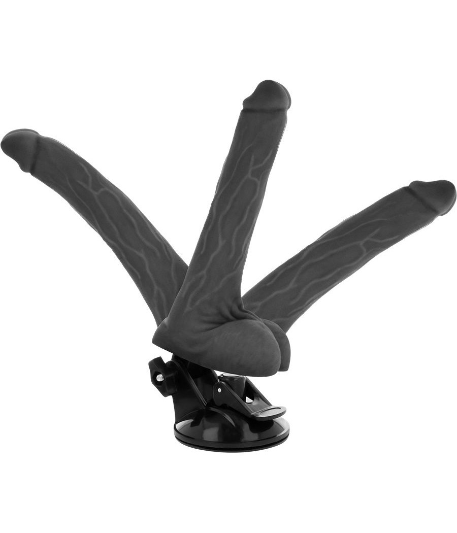 BASECOCK - VIBRADOR ARTICULVEL CONTROLE REMOTO PRETO 18.5 CM -O- 4 CM