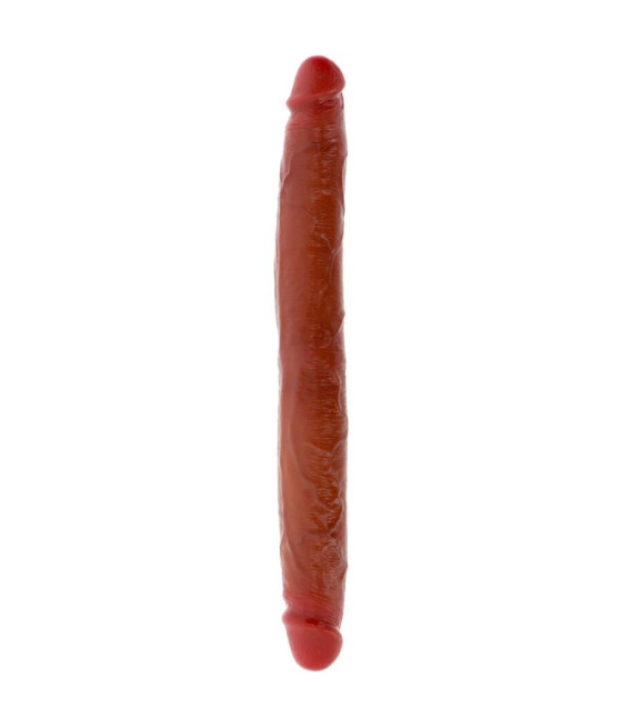 GET REAL - DOUBLE-ENDED SILICONE DILDO CARAMEL 35 CM