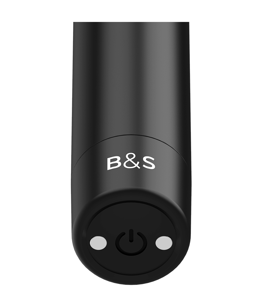 BLACK&SILVER - KERNEX 2 BLACK VIBRATING MAGNETIC BULLET