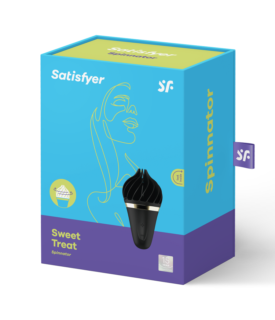 SATISFYER - SWEET TREAT SPINNATOR SCHWARZ