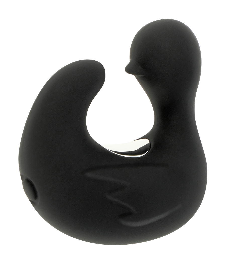 BLACK&SILVER - DÉ À DÉS À CANARD RECHARGEABLE EN SILICONE STIMULANT DUCKYMANIA