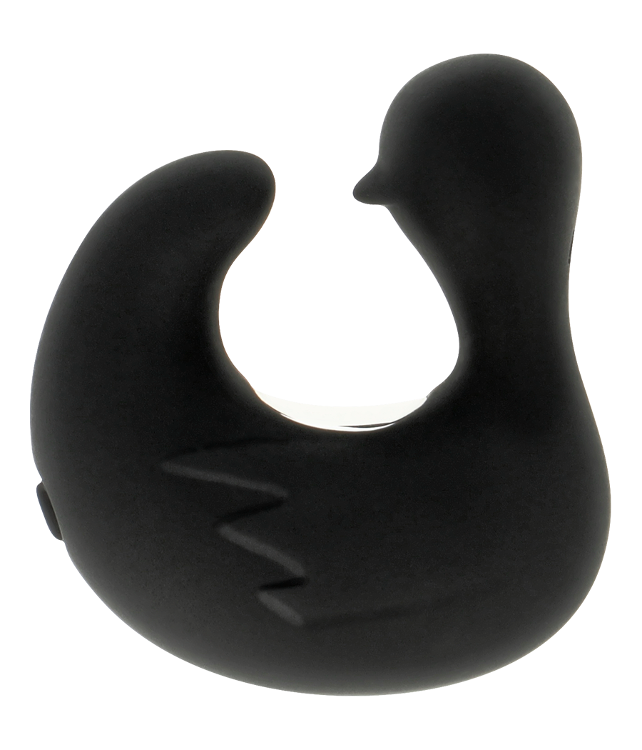BLACK&SILVER - DUCKYMANIA RECHARGEABLE SILICONE STIMULATING DUCK THIMBLE