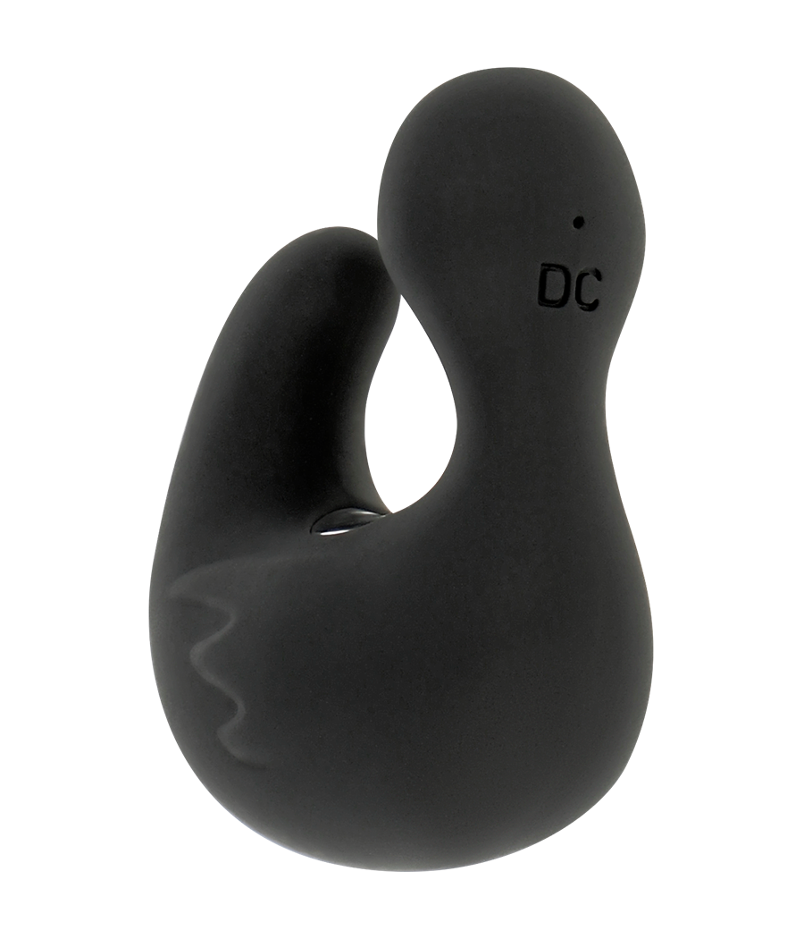 BLACK&SILVER - DÉ À DÉS À CANARD RECHARGEABLE EN SILICONE STIMULANT DUCKYMANIA