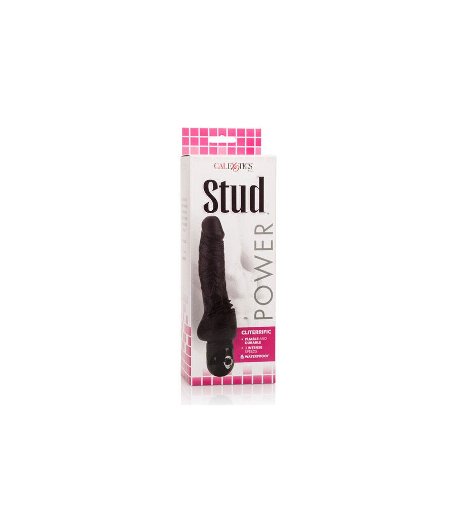 CALEXOTICS - VIBRADOR POWER STUD CLITERRIFIC PRETO