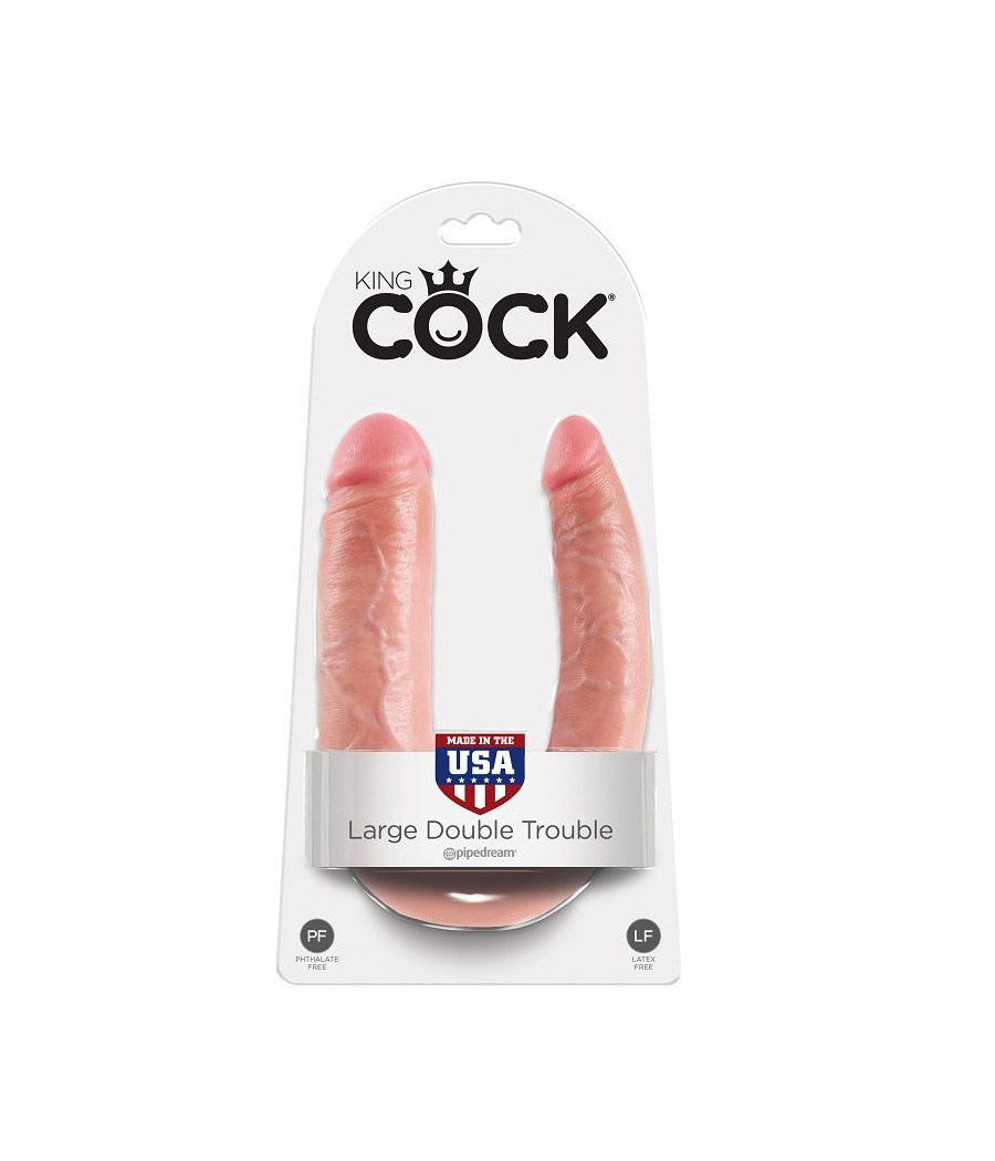 KING COCK - A FORMA DI U GRANDE DOPPIO TROUBLE FLESH