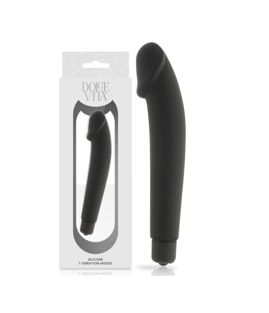 DOLCE VITA - REALISTIC BLACK SILICONE