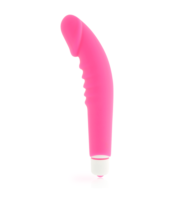DOLCE VITA - REALISTIC PLEASURE VIBRADOR SILICONA ROSA