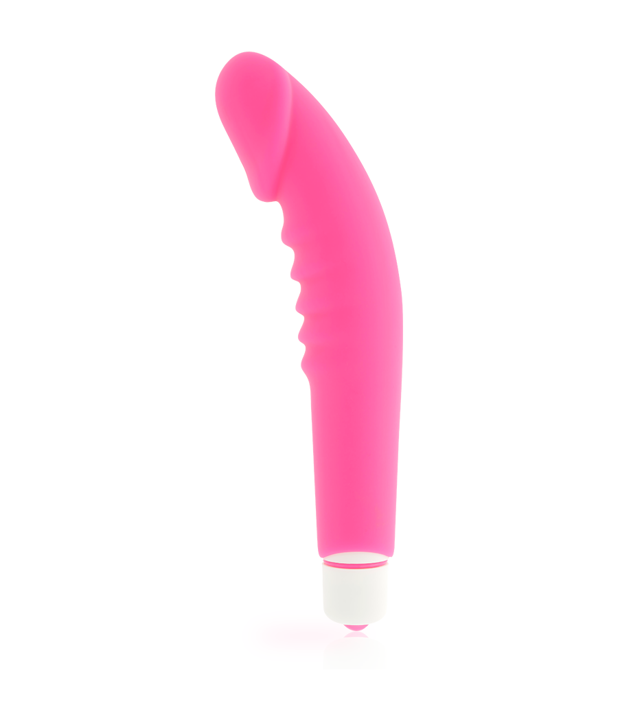 DOLCE VITA - REALISTIC PLEASURE VIBRADOR SILICONA ROSA
