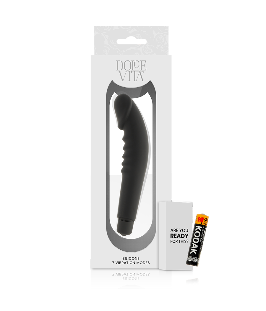 DOLCE VITA - PIACERE REALISTICO SILICONE NERO