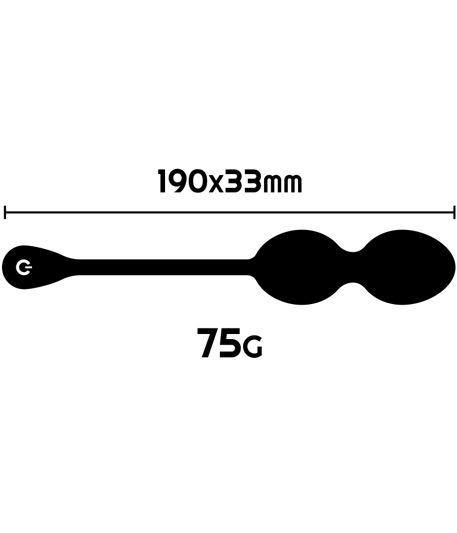 RITHUAL - BALLES DE KEGEL VIBRANTES RECHARGEABLES NISHA NOIRES