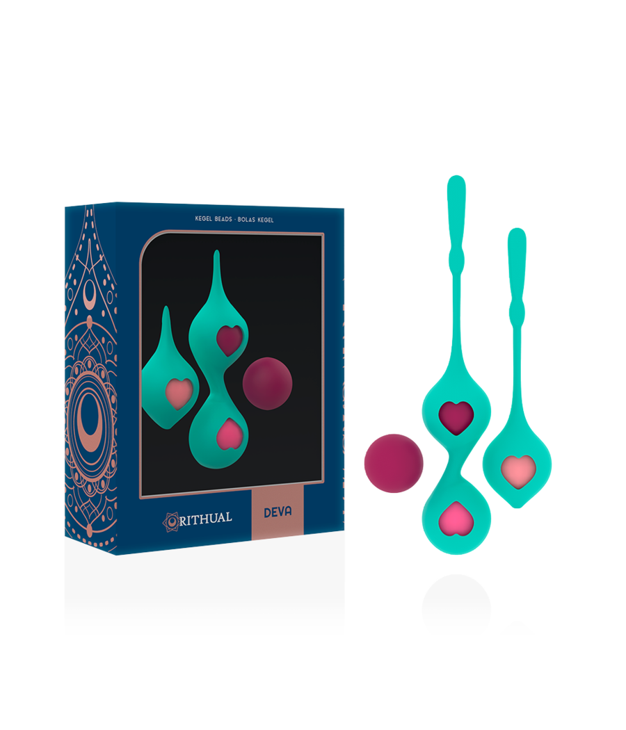 RITHUAL - ENSEMBLE DENTRAÎNEMENT PELVIEN DEVA AQUA GREEN
