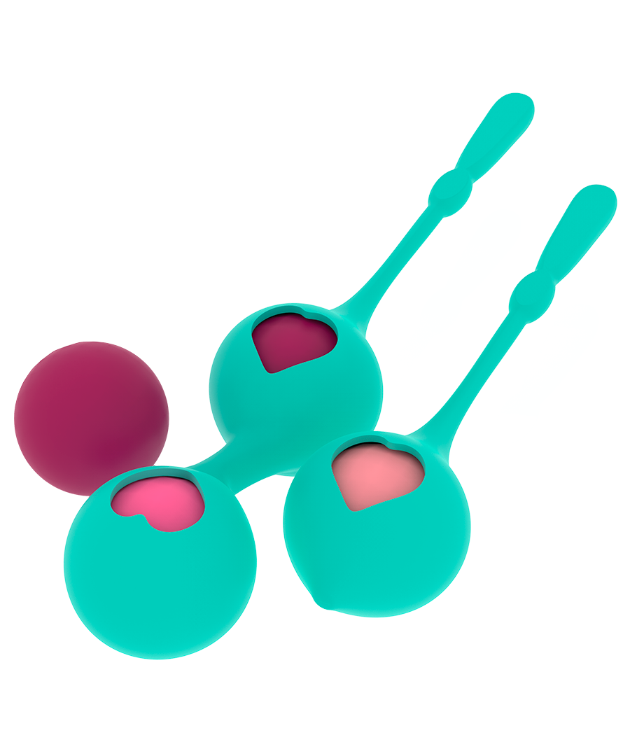 RITHUAL - SET I DI ALLENAMENTO PELVICO DEVA AQUA GREEN