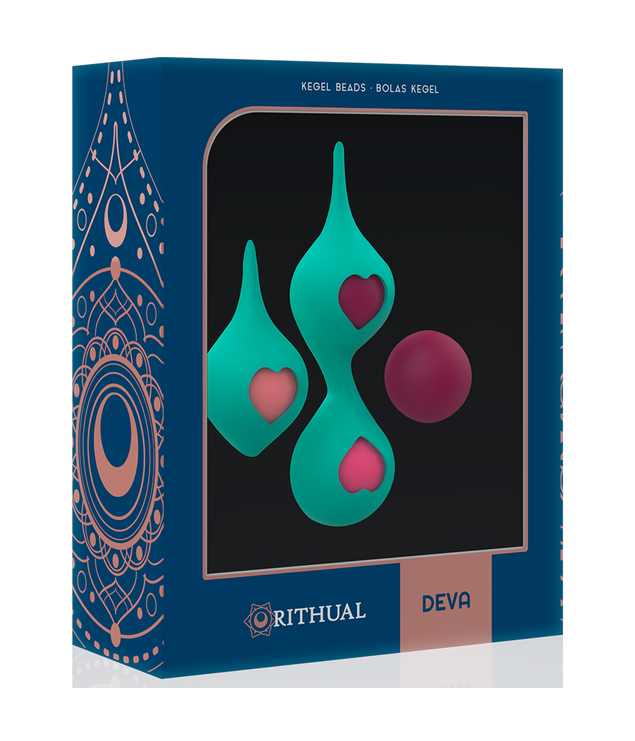 SET DEVA RITUAL ENTRENAMIENTO PELVICO VERDE AQUA