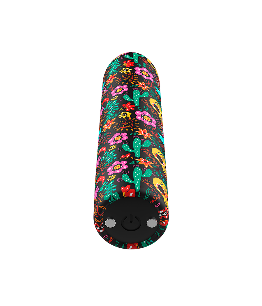 CUSTOM BULLETS - FLORAL RECHARGEABLE BULLET 10 INTENSITIES