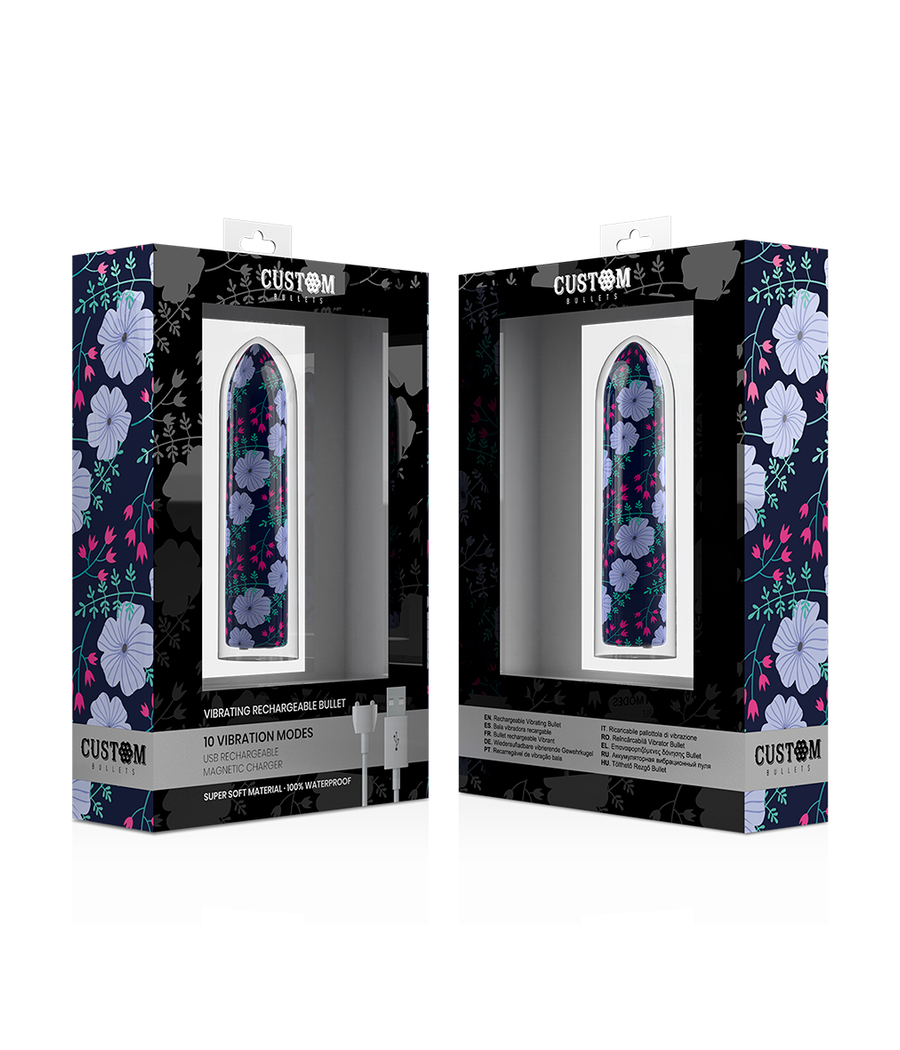 CUSTOM BULLETS - BALA RECARGABLE SPRING 10 INTENSIDADES