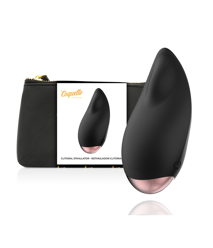 COQUETTE CHIC DESIRE - CLITORIAL STIMULATOR BLACK / GOLD DROP