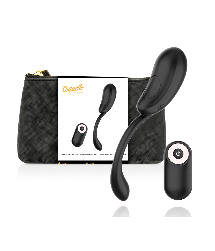 COQUETTE CHIC DESIRE - UOVO VIBRANTE TELECOMANDO RICARICABILE NERO/ORO