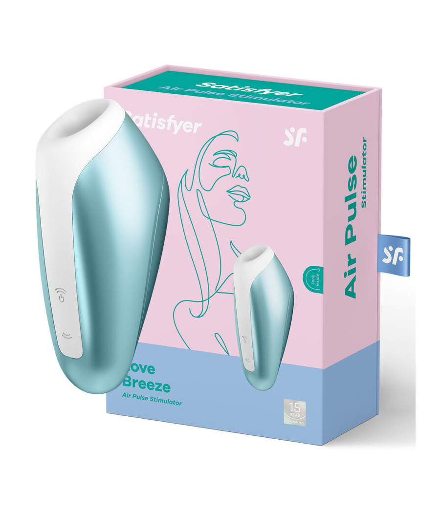 SATISFYER - LOVE BREEZE SUCCIONADOR BLU GHIACCIO
