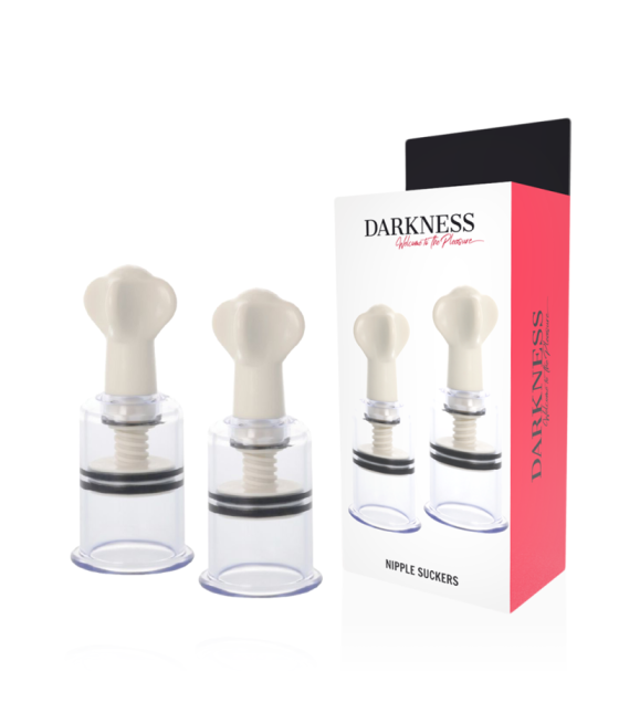 DARKNESS - TÉTINE TRANSPARENTE 5 CM DE DIAMÈTRE