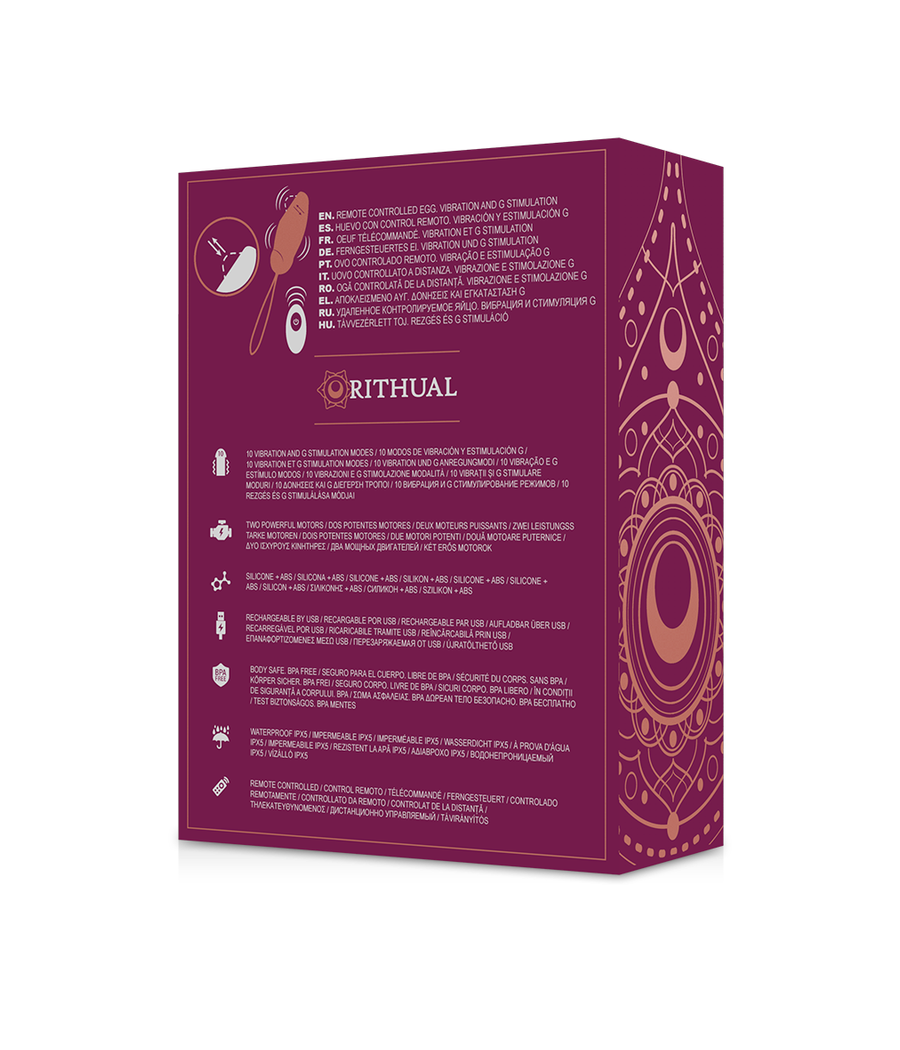 RITHUAL - PRIYA EGG TELECOMANDO G-SPOT + VIBRAZIONE