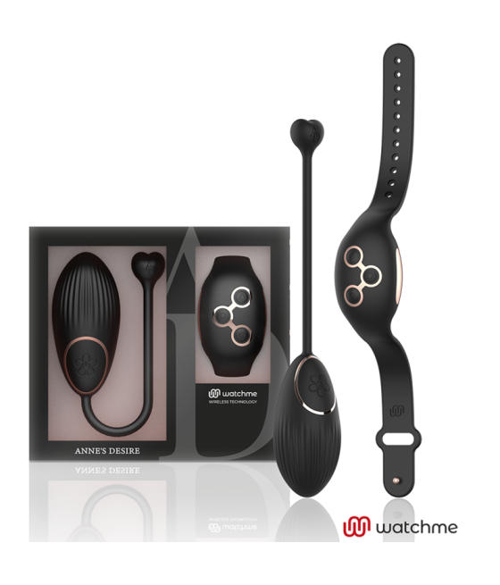 ANNE'S DESIRE - EGG REMOTE CONTROL TECHNOLOGY WATCHME BLACK/GOLD