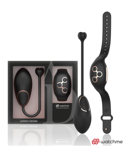 ANNE'S DESIRE - EGG TECNOLOGIA DE CONTROLE REMOTO WATCHME PRETO/OURO