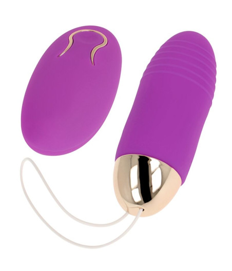 OHMAMA - REMOTE CONTROL VIBRATING EGG 10 SPEEDS PURPLE