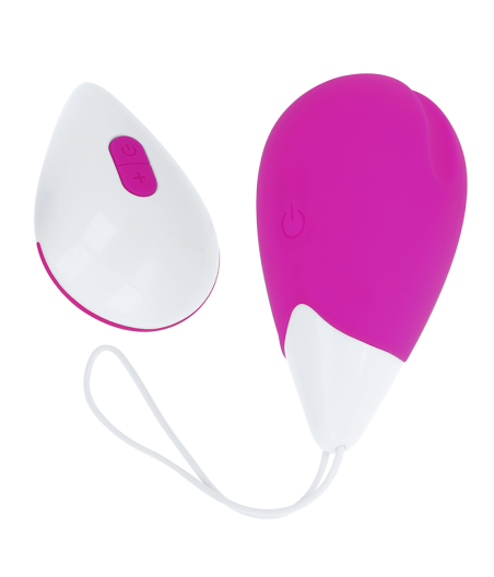 OHMAMA - UOVO VIBRANTE 10 MODALITÀ LILLA E BIANCO