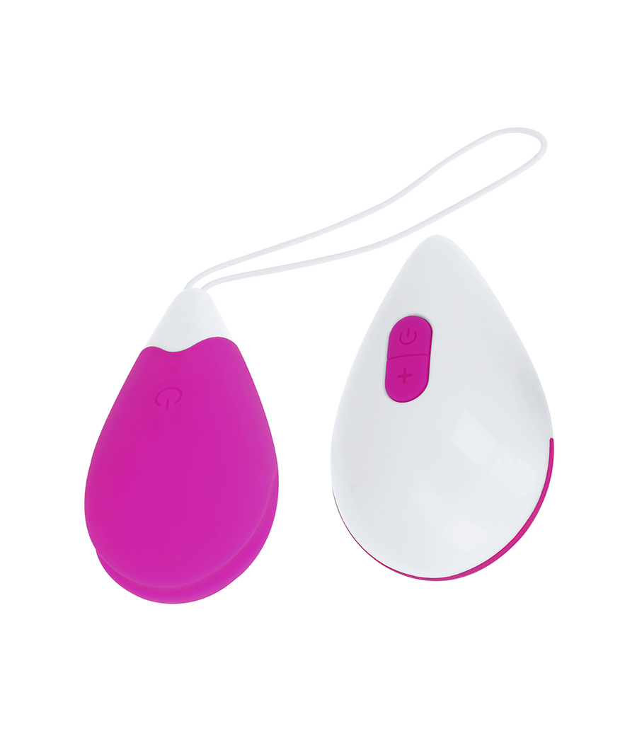 OHMAMA - HUEVO VIBRADOR 10 MODOS LILA Y BLANCO