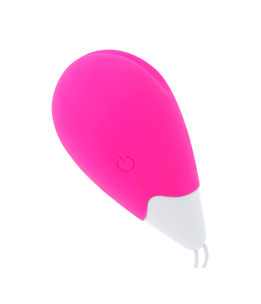 OHMAMA - HUEVO VIBRADOR 10 MODOS ROSA Y BLANCO