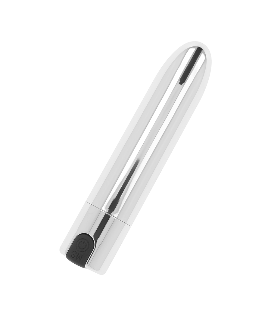 OHMAMA - SILVER VIBRATING BULLET 9.5 CM