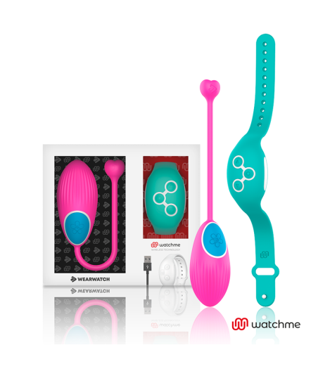 WEARWATCH - HUEVO CONTROL REMOTO TECHNOLOGY WATCHME FUCSIA / AGUA MARINA