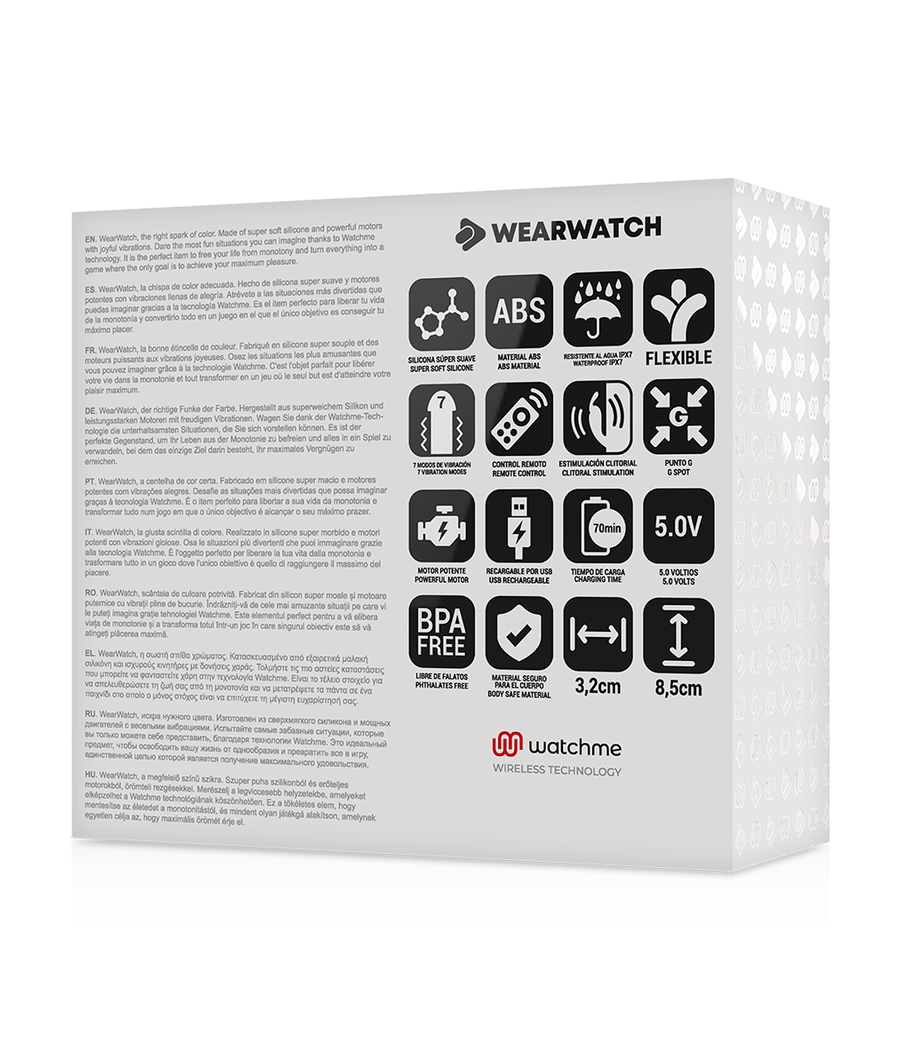 WEARWATCH - VIBRADOR DUAL TECHNOLOGY WATCHME AÑIL/NÍVEO
