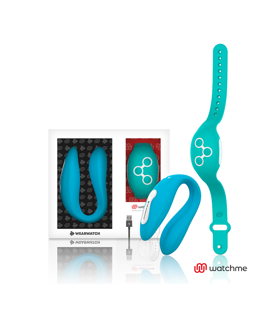 WEARWATCH - DUAL-TECHNOLOGIE-WATCHME-VIBRATOR INDIGO/MEERWASSER