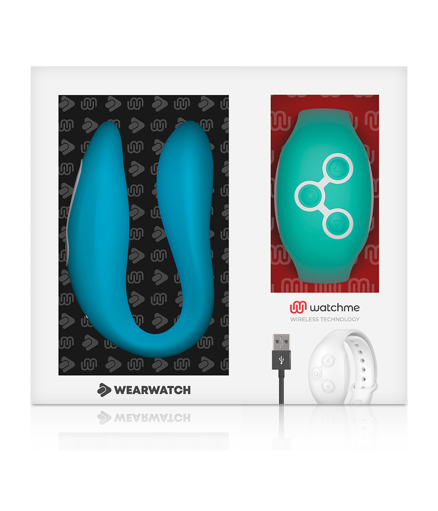 WEARWATCH - VIBRATEUR WATCHME DOUBLE TECHNOLOGIE INDIGO/EAU DE MER