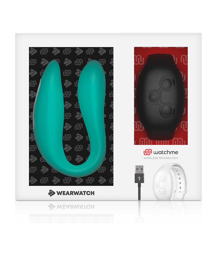 WEARWATCH - VIBRATEUR DOUBLE TECHNOLOGIE WATCHME AIGUE-MARINE / JET