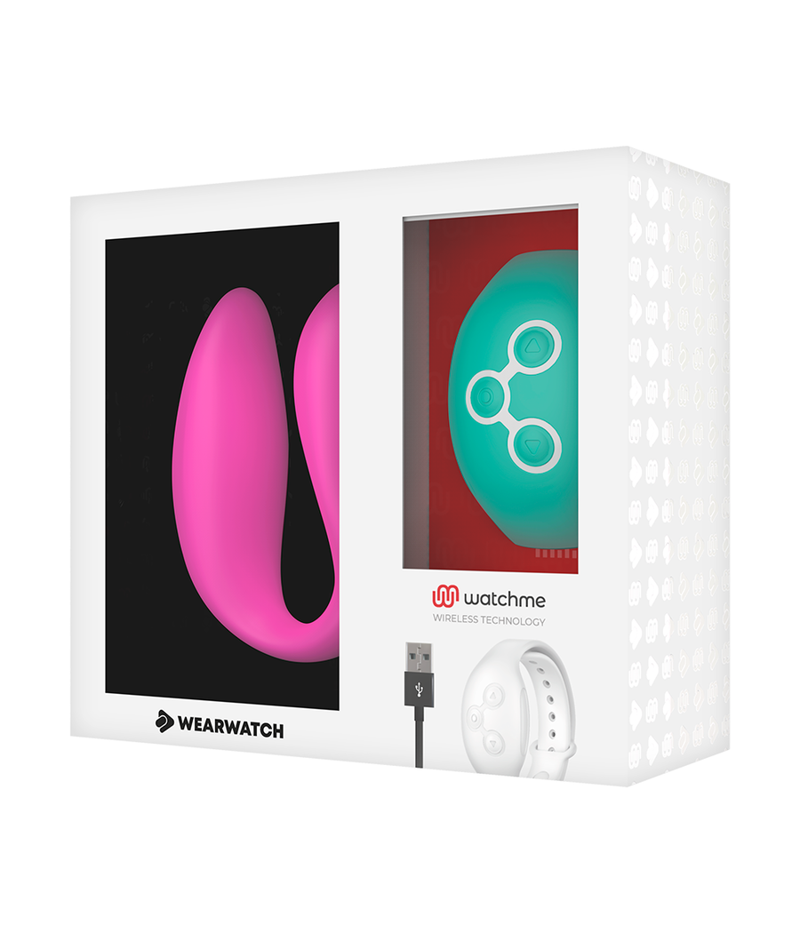 WEARWATCH - DUAL-TECHNOLOGIE-WATCHME-VIBRATOR FUCHSIA / MEERWASSER