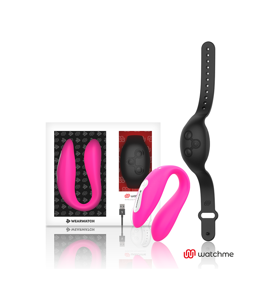 WEARWATCH - VIBRADOR DUAL TECHNOLOGY WATCHME FUCSIA /AZABACHE
