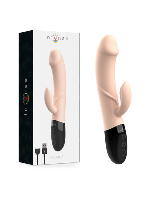 INTENSE - VIBRADOR RECARREGVEL MAGNUS DUAL NATURAL