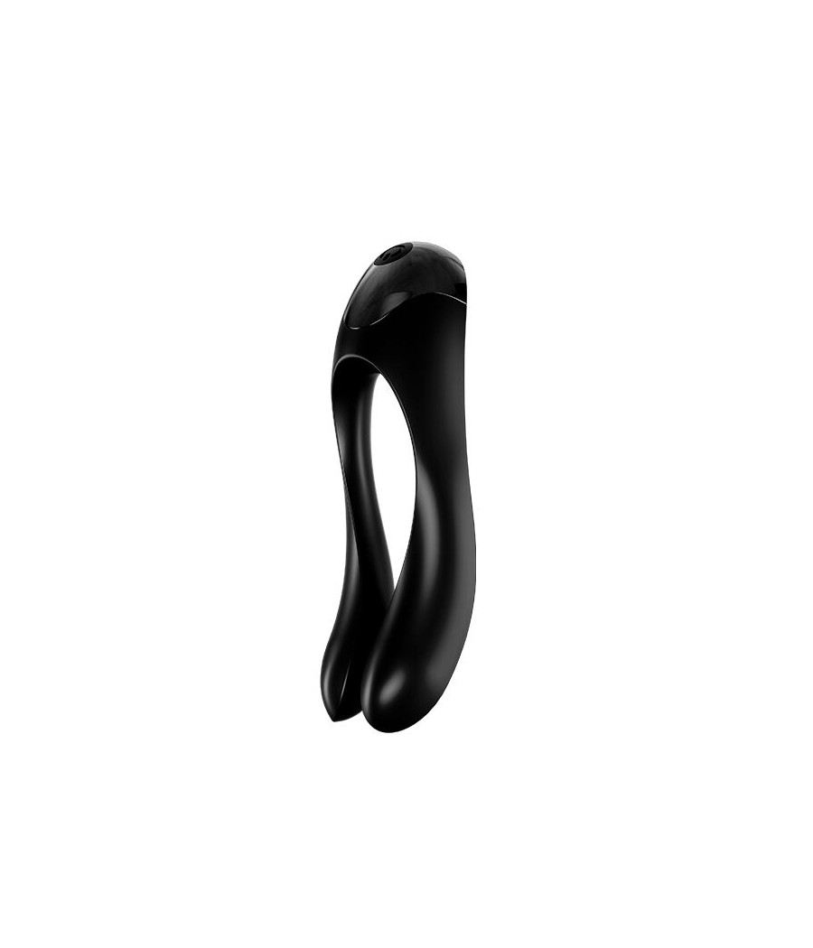 SATISFYER - VIBRATEUR  DOIGTS CANDY CANE NOIR