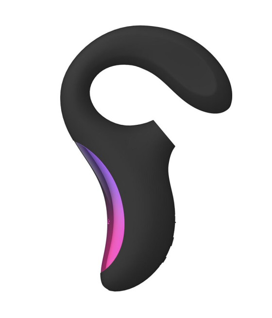 LELO - ENIGMA DOBLE ESTIMULACIÓN SUCCION MASAJEADOR NEGRO