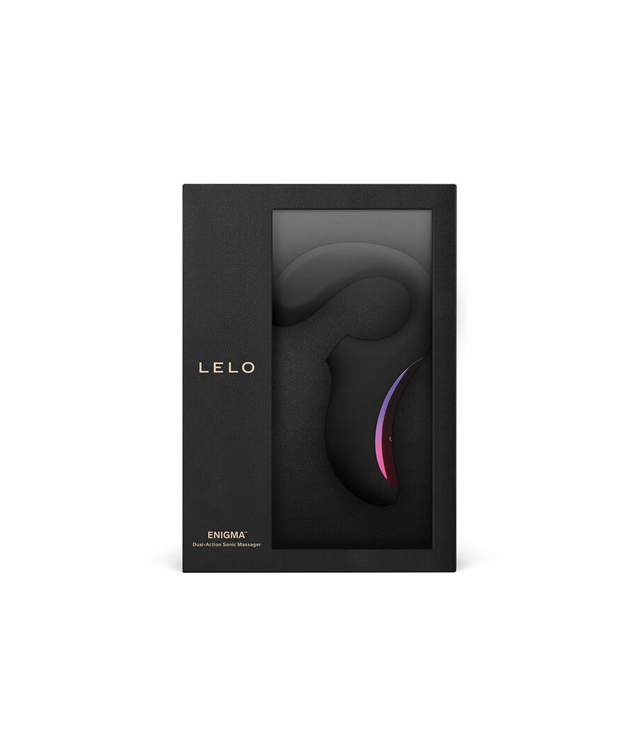 LELO - ENIGMA DOPPELSAUG-STIMULATIONSMASSAGER SCHWARZ