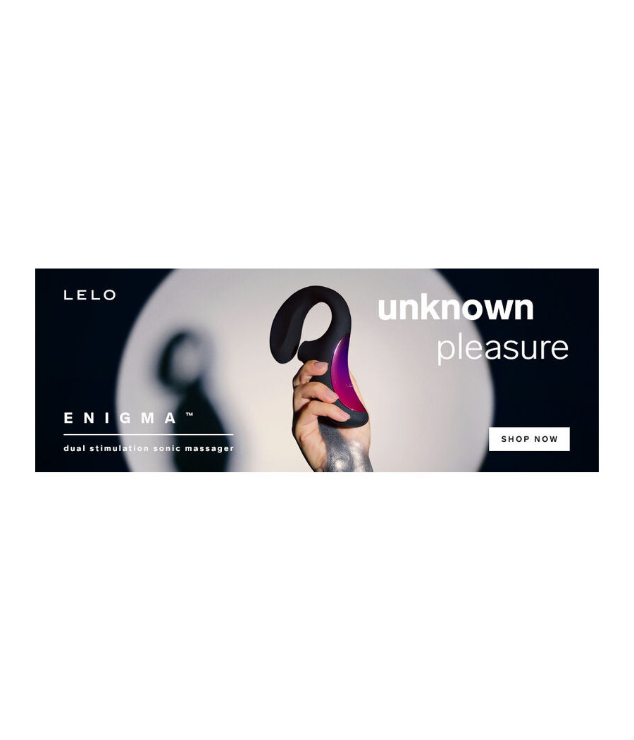 LELO - ENIGMA DOPPELSAUG-STIMULATIONSMASSAGER SCHWARZ