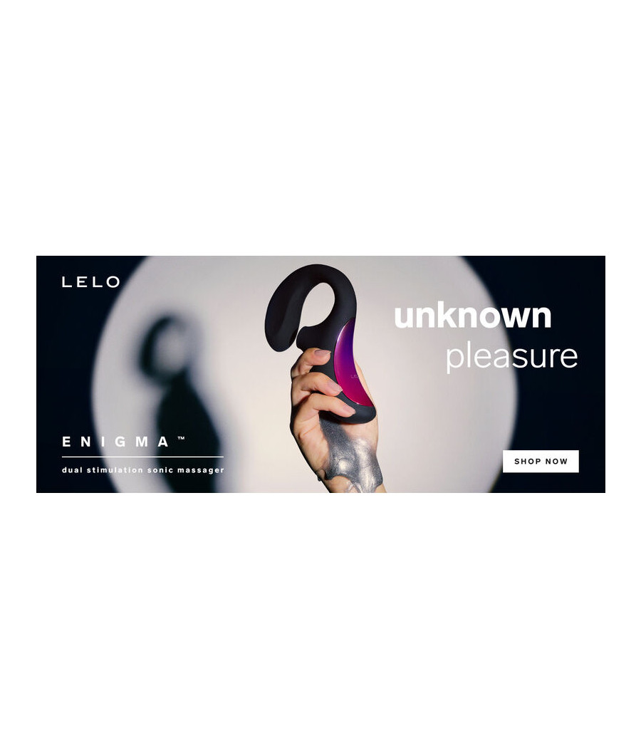 LELO - ENIGMA DOPPELSAUG-STIMULATIONSMASSAGER SCHWARZ