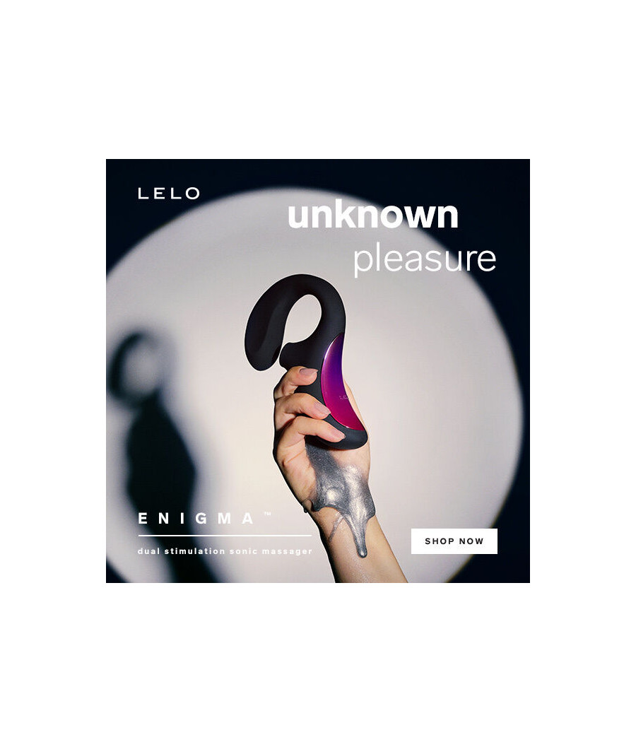 LELO - ENIGMA DOPPELSAUG-STIMULATIONSMASSAGER SCHWARZ